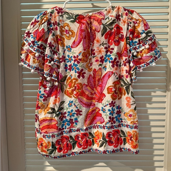 FARM Rio White Spring Bananas top - Picture 3 of 3